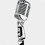 white microphone