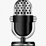 white microphone