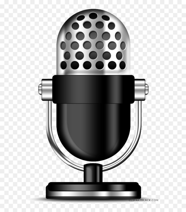 white microphone
