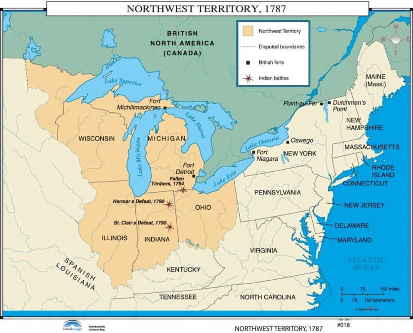 Northwest Territory map