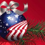 patriotic christmas bulb