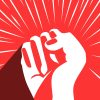 Raised Fist scaled