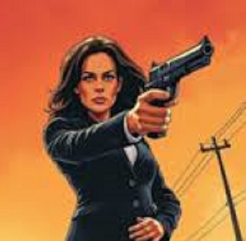 kamala shooting her gun