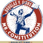 Mr Constitution Logo and web address for plate