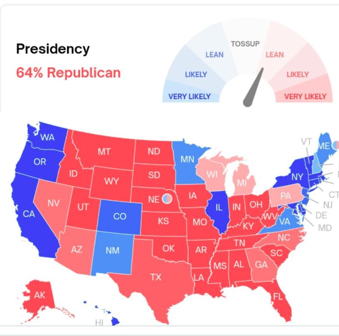 electoral map july 2024