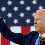 biden raised fist