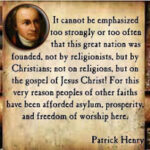 christian founding according to patrick henry