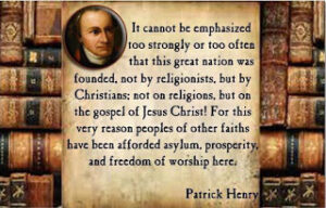 christian founding according to patrick henry
