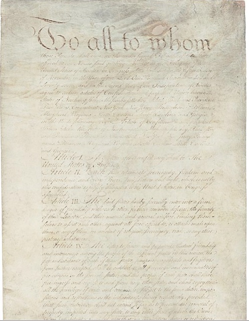 Articles of Confederation