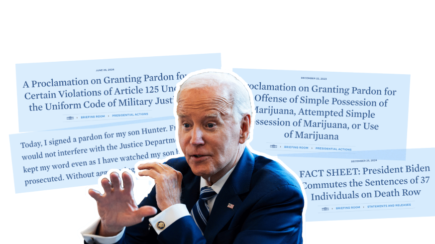 presidential pardons by biden