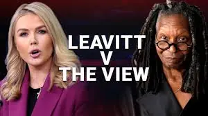 whoopi goldberg vs karoline leavitt on the view