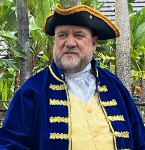Doug dressed as founder