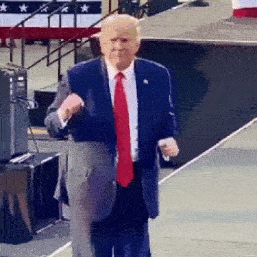 dancing trump reduced