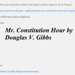 podcast places for mr constitution hour