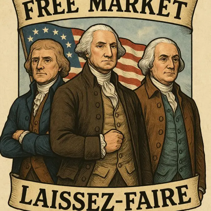Founding Fathers laissez faire and a free market