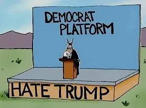 democrat platform hate trump