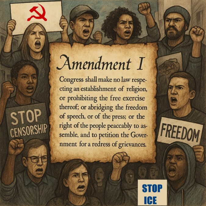 first amendment protested