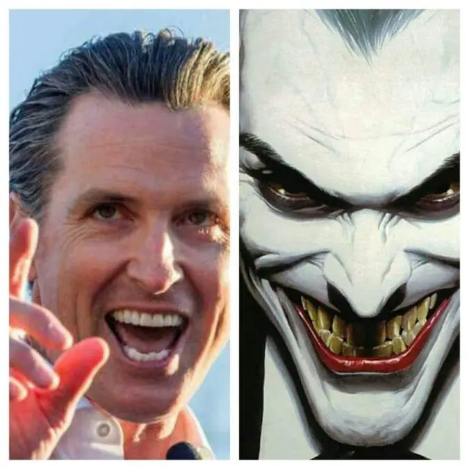Gavin Newsom Joker