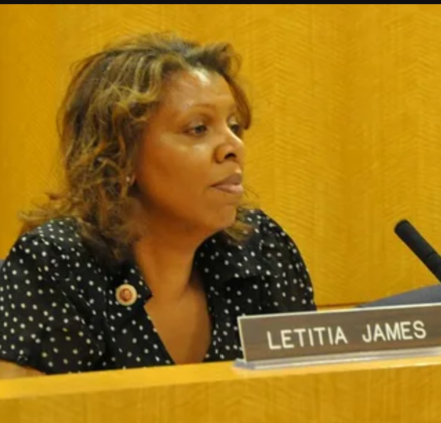 Letitia James in council