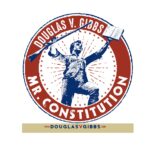 Mr Constitution Logo and web address with border