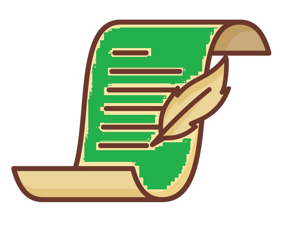 Scroll Icon Green