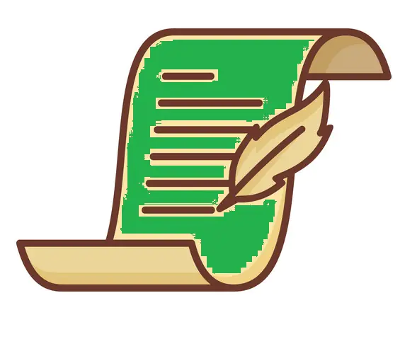 Scroll Icon Green