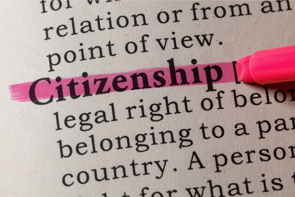 citizenship in dictionary